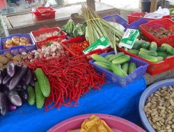 Harga Sayur Melonjak di Pasar Sore Harapan Indah, Pendapatan Pedagang Merosot Tajam